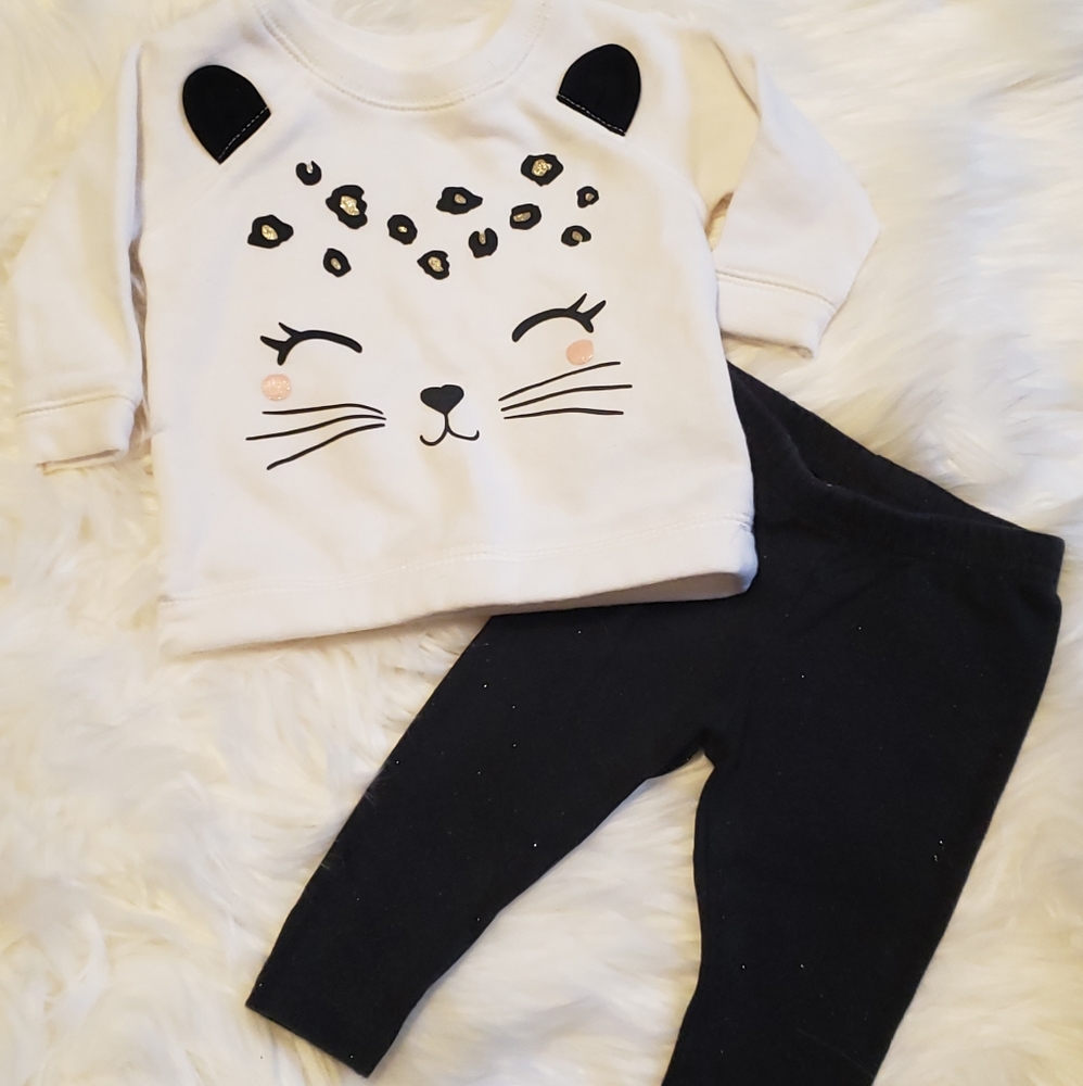 Carter's 3 months outfit, shirt and pants